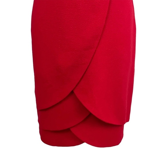 Eva Franco Anka Dress in Red Strapless Tulip Hem Evening Wear Size 6 NWT - Picture 3 of 11